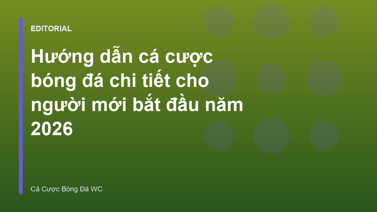 Người mới bắt đầu tìm hiểu về cá cược bóng đá